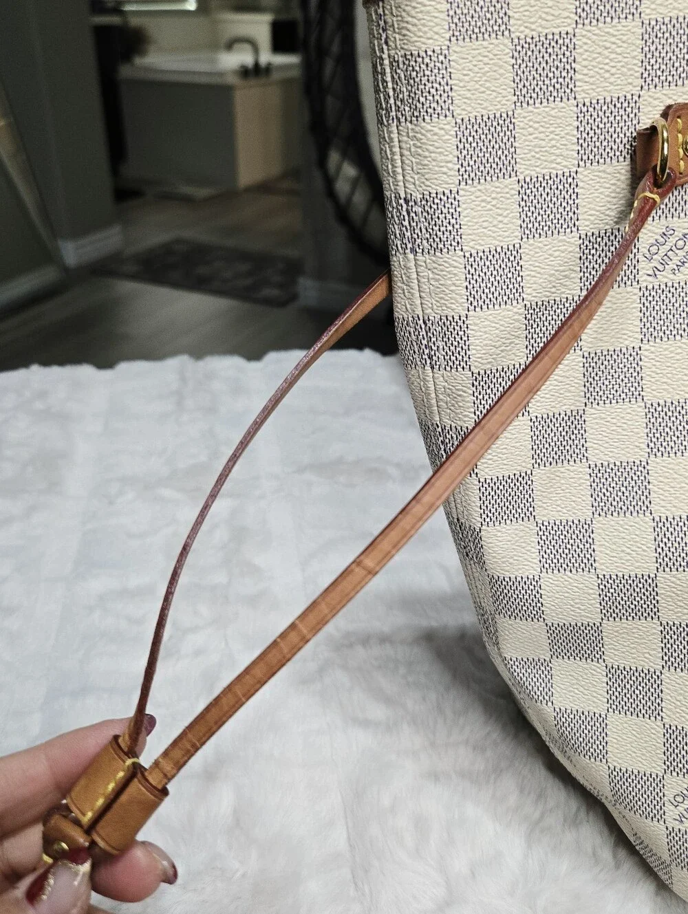 🔥 Louis Vuitton Damier Azur Neverfull MM EUC 🔥